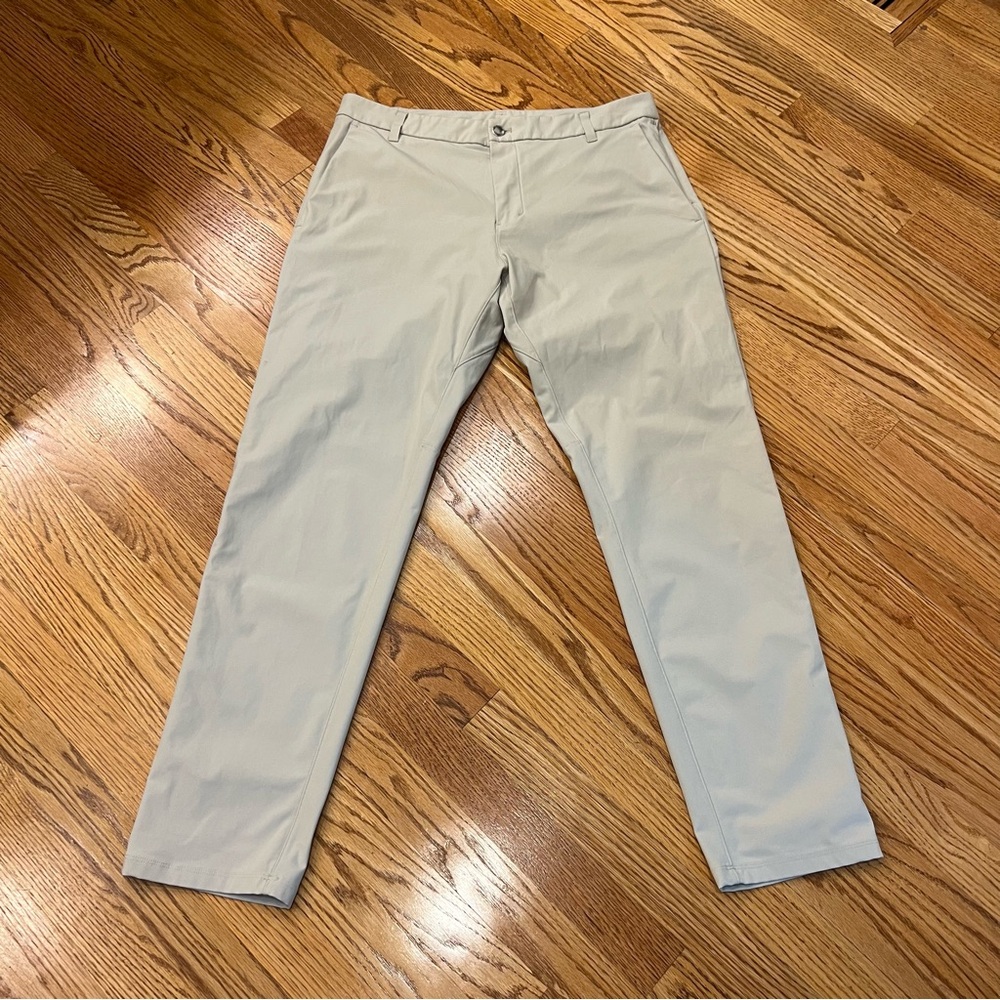 Lululemon Commission Pants Classic 31" Warpstreme Silverstone M5985S Size 34x31